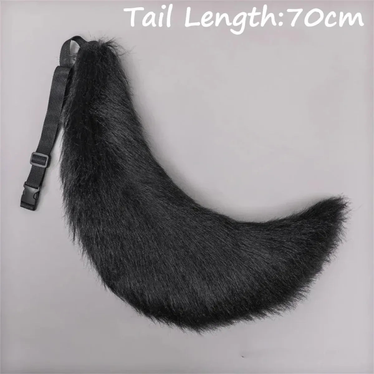 Plush Anime Cat & Fox Cosplay Tail – 70cm - Women’s Clothing & Accessories - Costume Props - 21