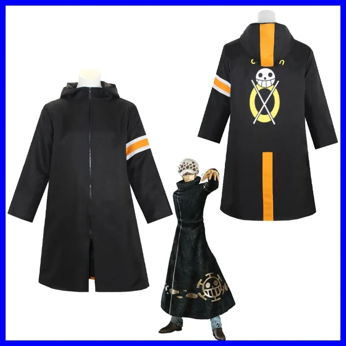 Trafalgar Law Anime Cosplay Costume Set - Anime - Cosplay Outfit - 9