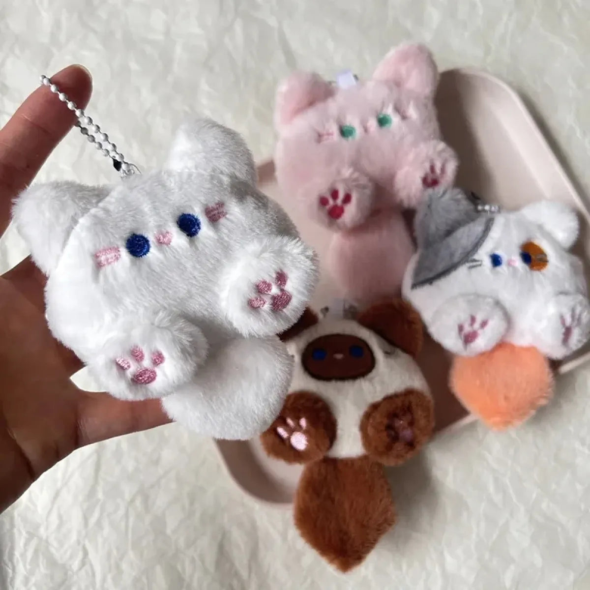 Mini Cat Plush Keychain - Best Sellers - KeyChain - 16