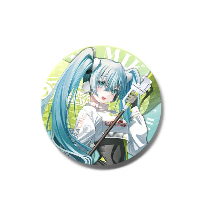 Hatsune Miku Anime Kawaii Button Pin - Cute Badges for Backpacks & Fans - Kawaii Stop - 