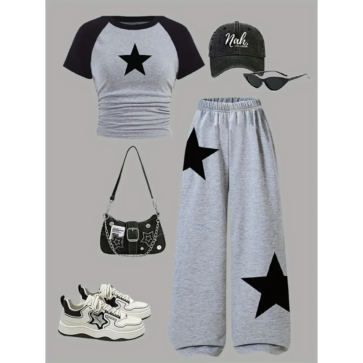 Girls Galaxy Star 2-Piece Sporty Set - Best Sellers - Sets / Co-ords - 3