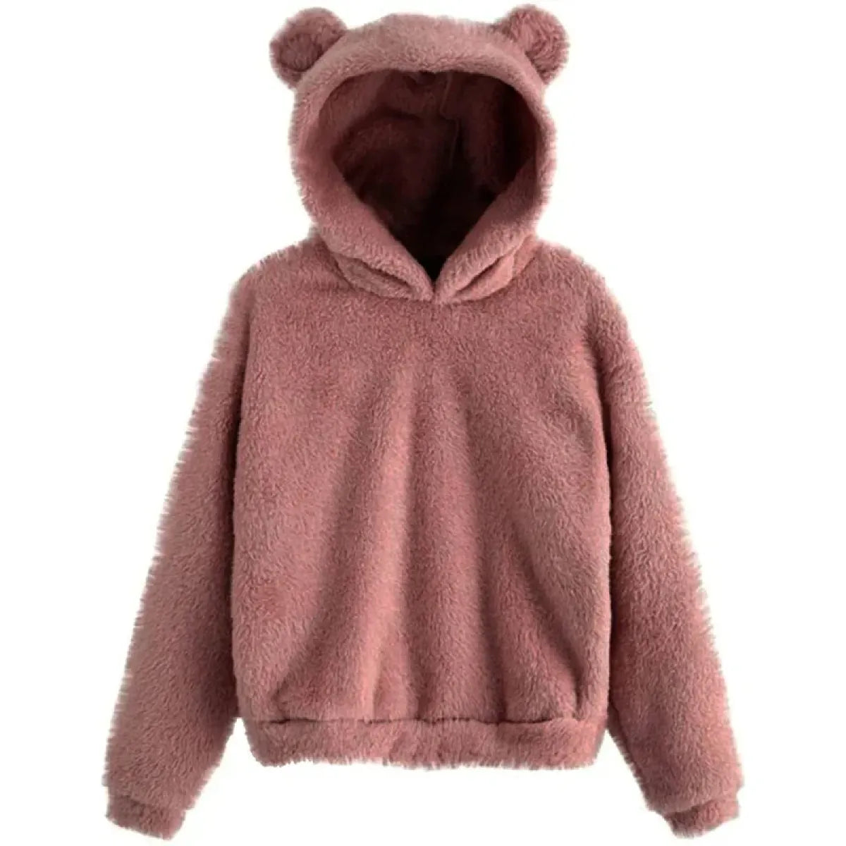 Korean Bear Ears Loose Pullover Hoodie - Hoodies & Sweatshirts - Hoodie - 6