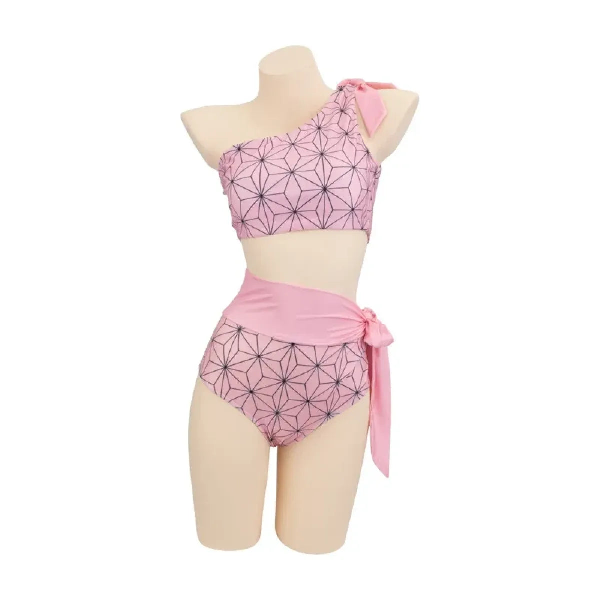 Demon Slayer Inspired Cosplay Bikini Set - Cosplay - Swimsuit / Bikini / One-Piece Swimwear - 6