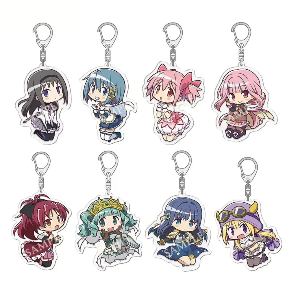 Puella Magi Madoka Magica Acrylic Keychain - Anime - Accessories - 1