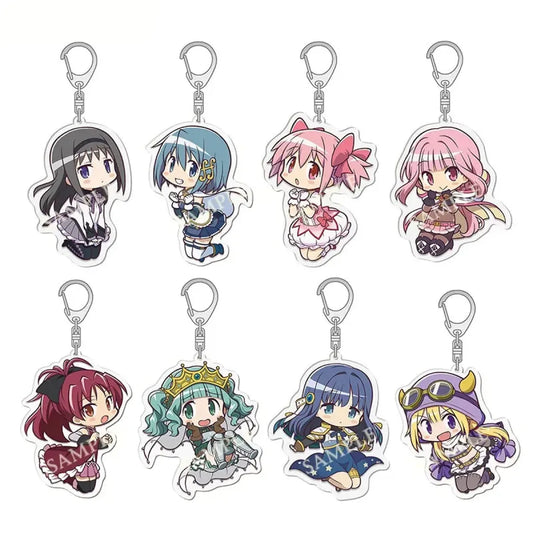 Puella Magi Madoka Magica Acrylic Keychain - Anime - Accessories - 1