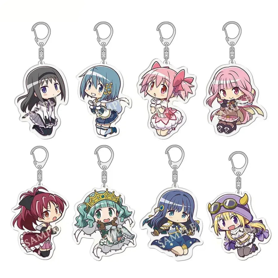 Puella Magi Madoka Magica Acrylic Keychain - Anime - Accessories - 1