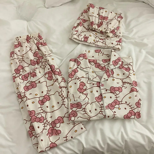 Anime Sanrio Short Pajamas - Kawaii Cartoon Sleepwear