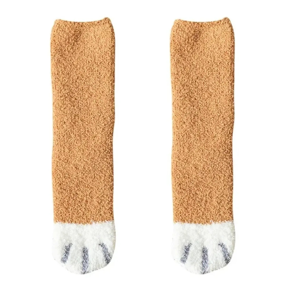 Cat Paw Cartoon Knit Middle Tube Socks - Harajuku Style - Accessories - 7