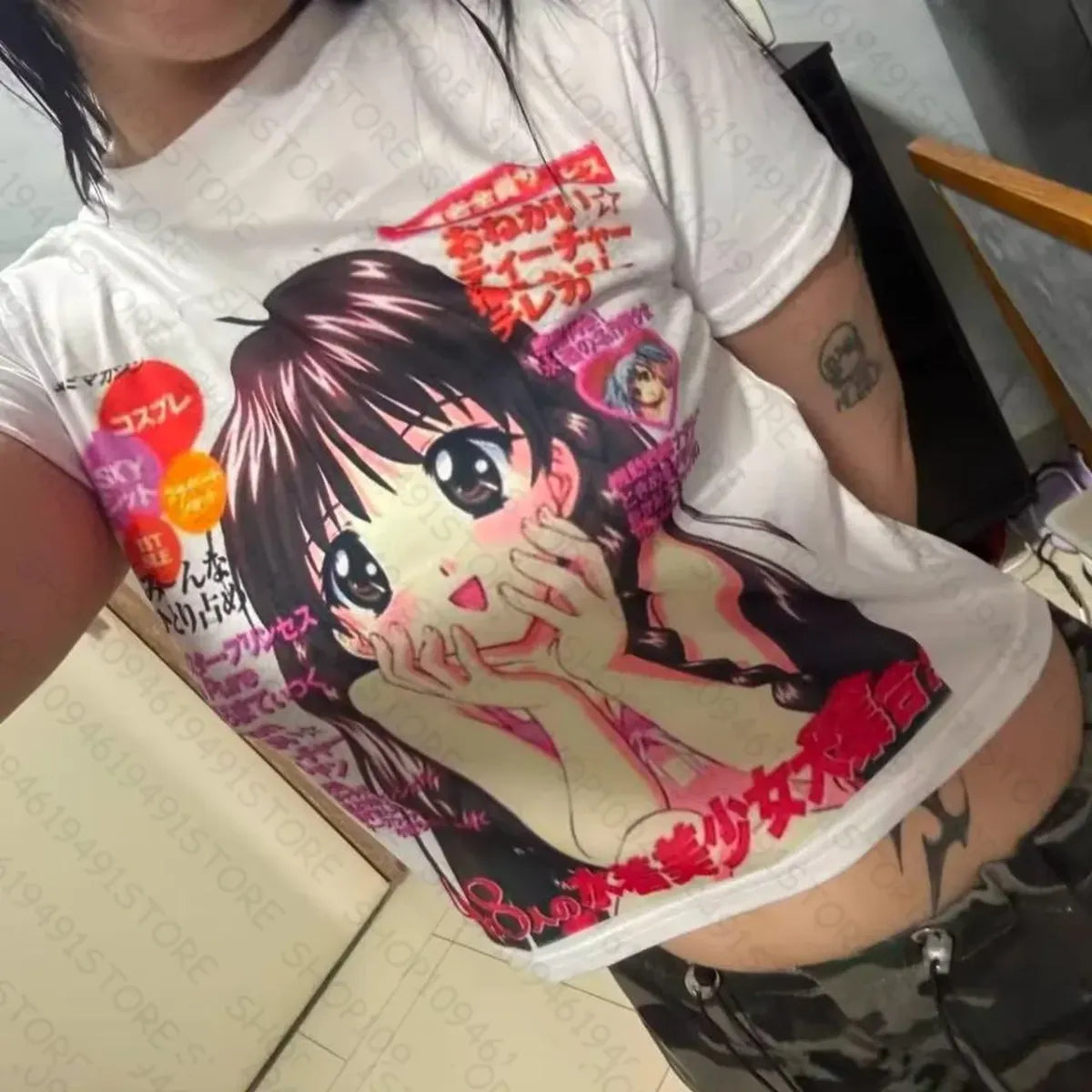 Anime Girl Y2K Punk Crop Top - Dresses - Crop Top - 2