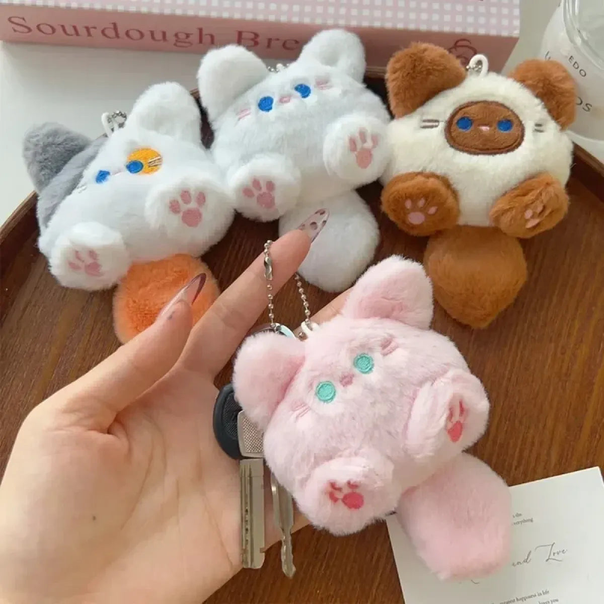Mini Cat Plush Keychain - Best Sellers - KeyChain - 6