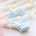Lolita Striped Mini Bikini Cosplay Set - Cosplay - Swimsuit / Bikini / One-Piece Swimwear - 2
