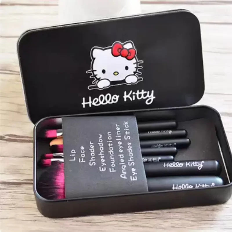 Hello Kitty Makeup Brush Set: Adorable Anime-Inspired Beauty Tools - Kawaii Stop - 