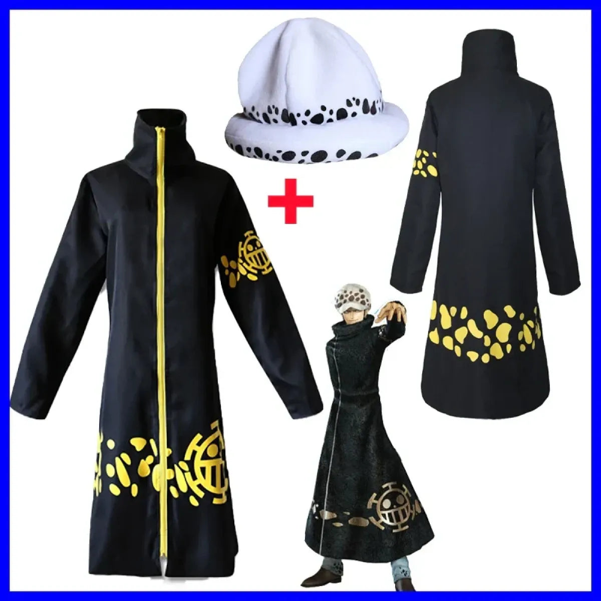 Trafalgar Law Anime Cosplay Costume Set - Anime - Cosplay Outfit - 15