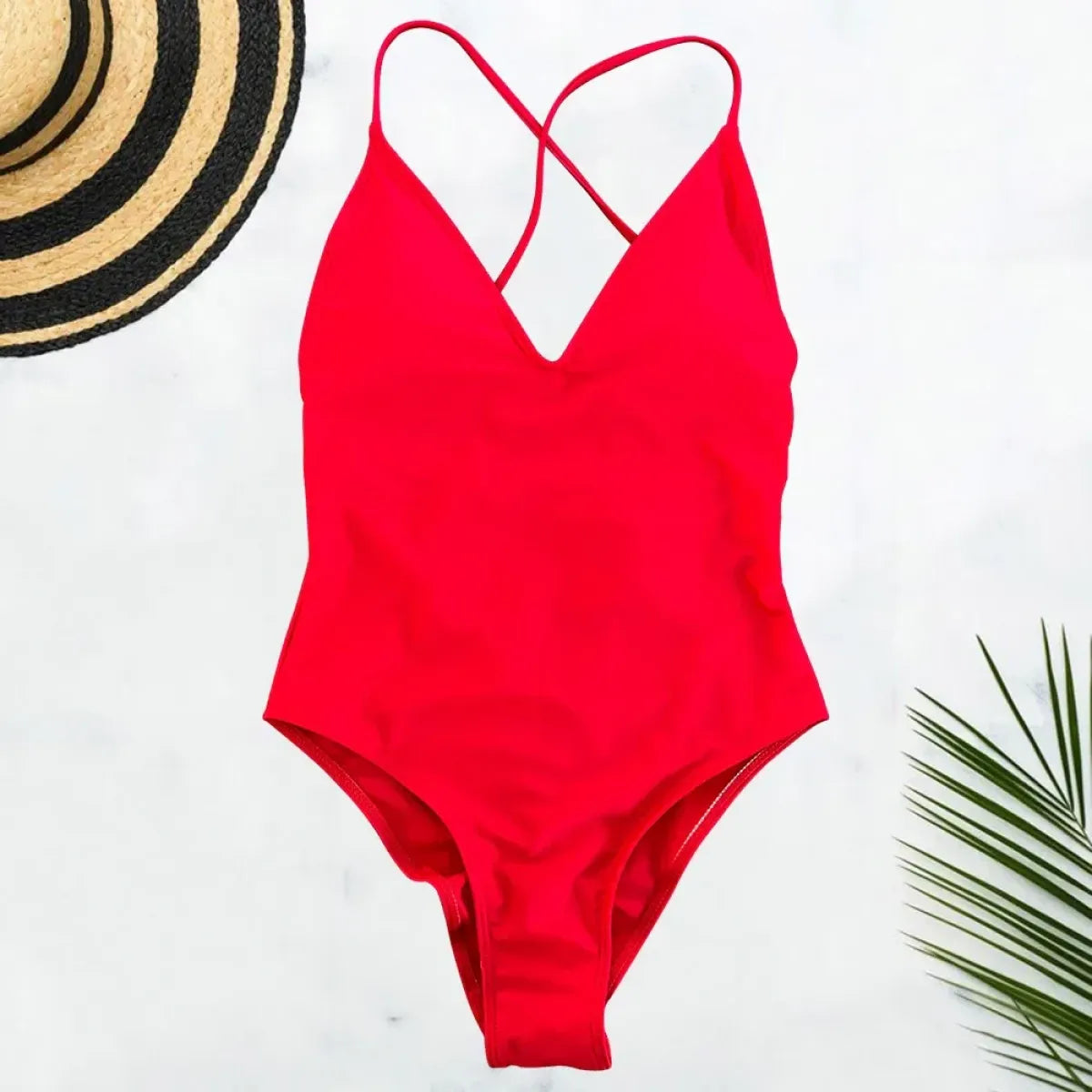 Solid One-Shoulder One Piece Swimsuit - Women’s Clothing & Accessories - Swimsuit / Bikini / One-Piece Swimwear - 8