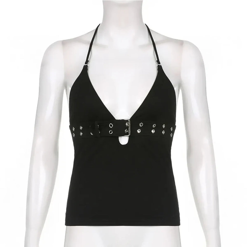 Y2K Bandage Knit Crop Top - Women’s Clothing & Accessories - Crop Top - 22