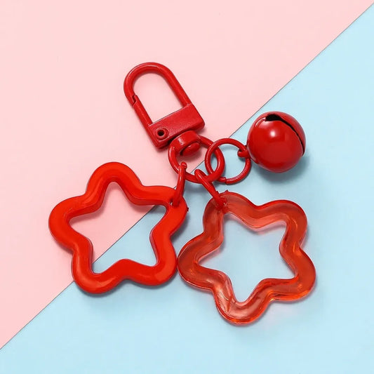 Colorful Star Charm Keychain with Bell - Best Sellers - Keychain Charm - 8