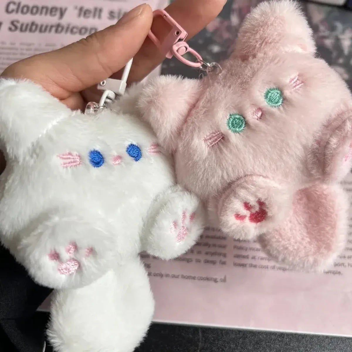 Mini Cat Plush Keychain - Best Sellers - KeyChain - 5