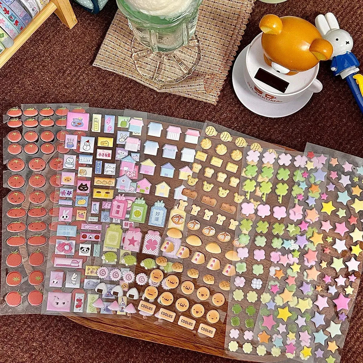Kawaii Animals 3D Puffy Stickers Sheet - Stickers - Sticker / Decal - 10