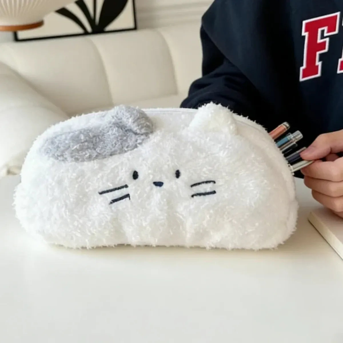 Fluffy Plush Pencil Pouch - Best Sellers - Pouch / Makeup Bag - 1