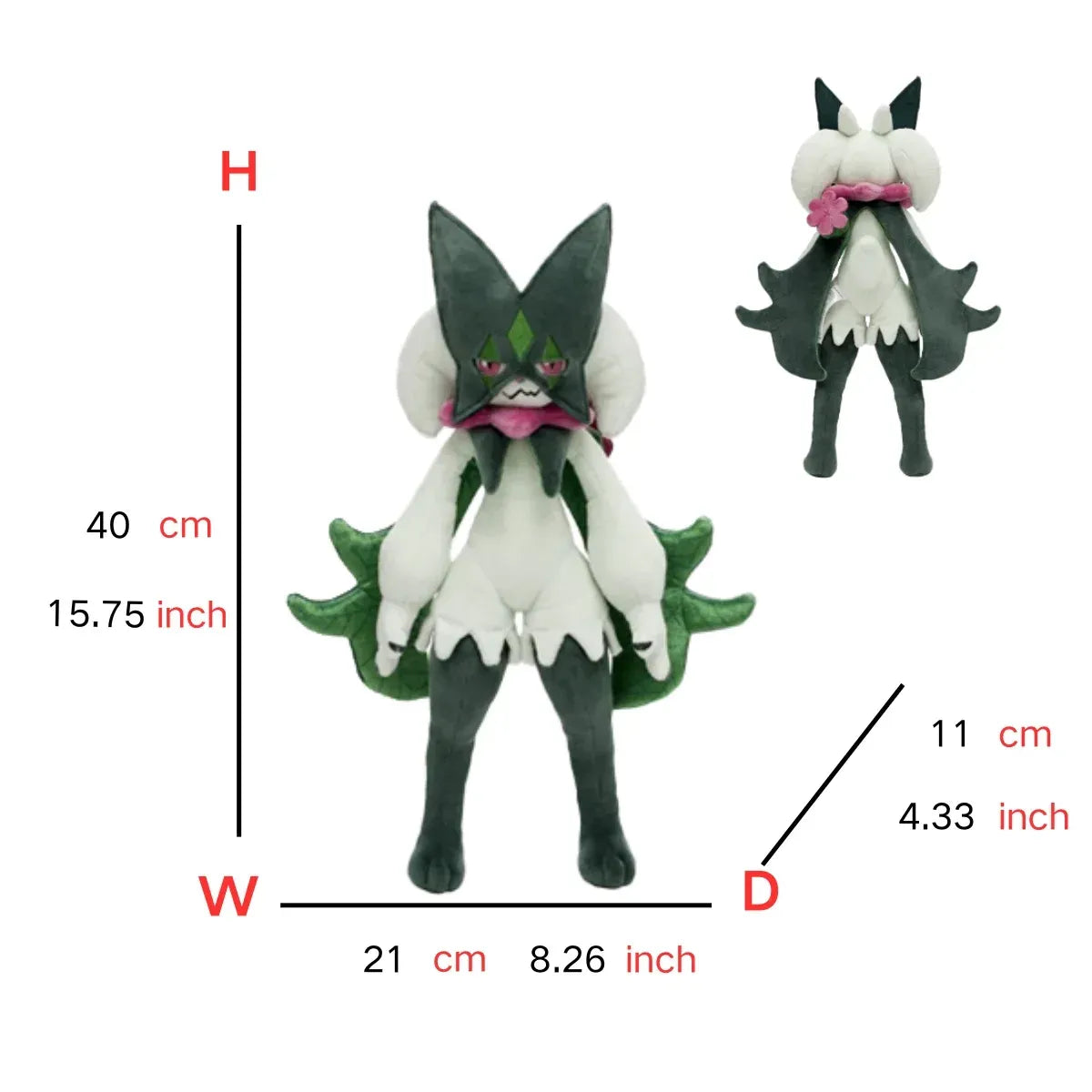 Floragato Sprigatito & Meowscarada Plush Toy - Anime - Plush / Plushie - 5
