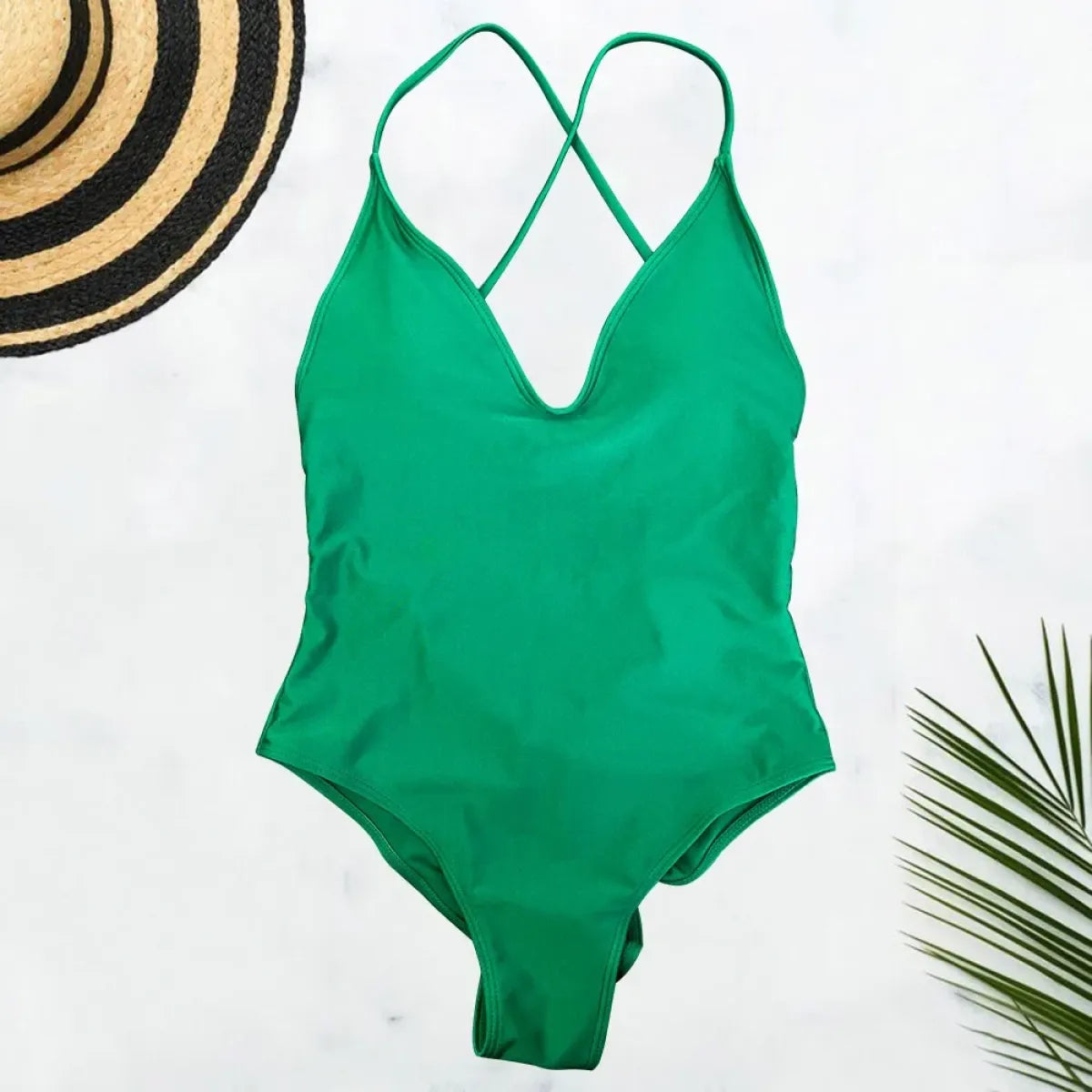 Solid One-Shoulder One Piece Swimsuit - Women’s Clothing & Accessories - Swimsuit / Bikini / One-Piece Swimwear - 11