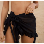 Ruffle Bikini Cover-Up Sarong Skirt - Bottoms - Swimsuit / Bikini / One-Piece Swimwear - 4