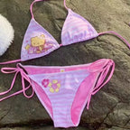 Hello Kitty Y2K Halter Bikini Set - Swimsuits - Swimsuit / Bikini / One-Piece Swimwear - 6