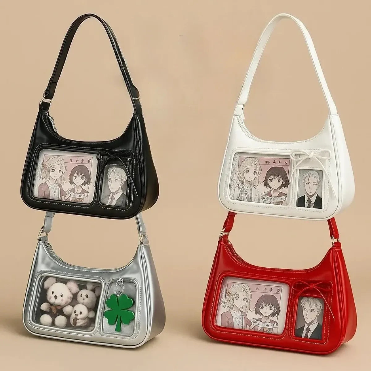 Y2K Harajuku Transparent Ita Shoulder Bag - Crossbody Bags - Shoulder Bag - 1