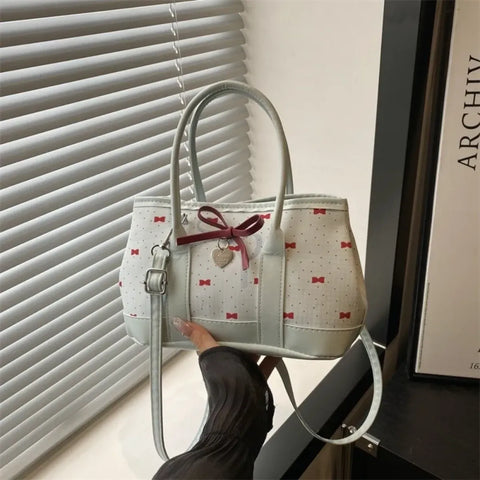 Bow Accent Pillow Crossbody Shoulder Bag - Women Bags & Wallets - Crossbody Bag - 1