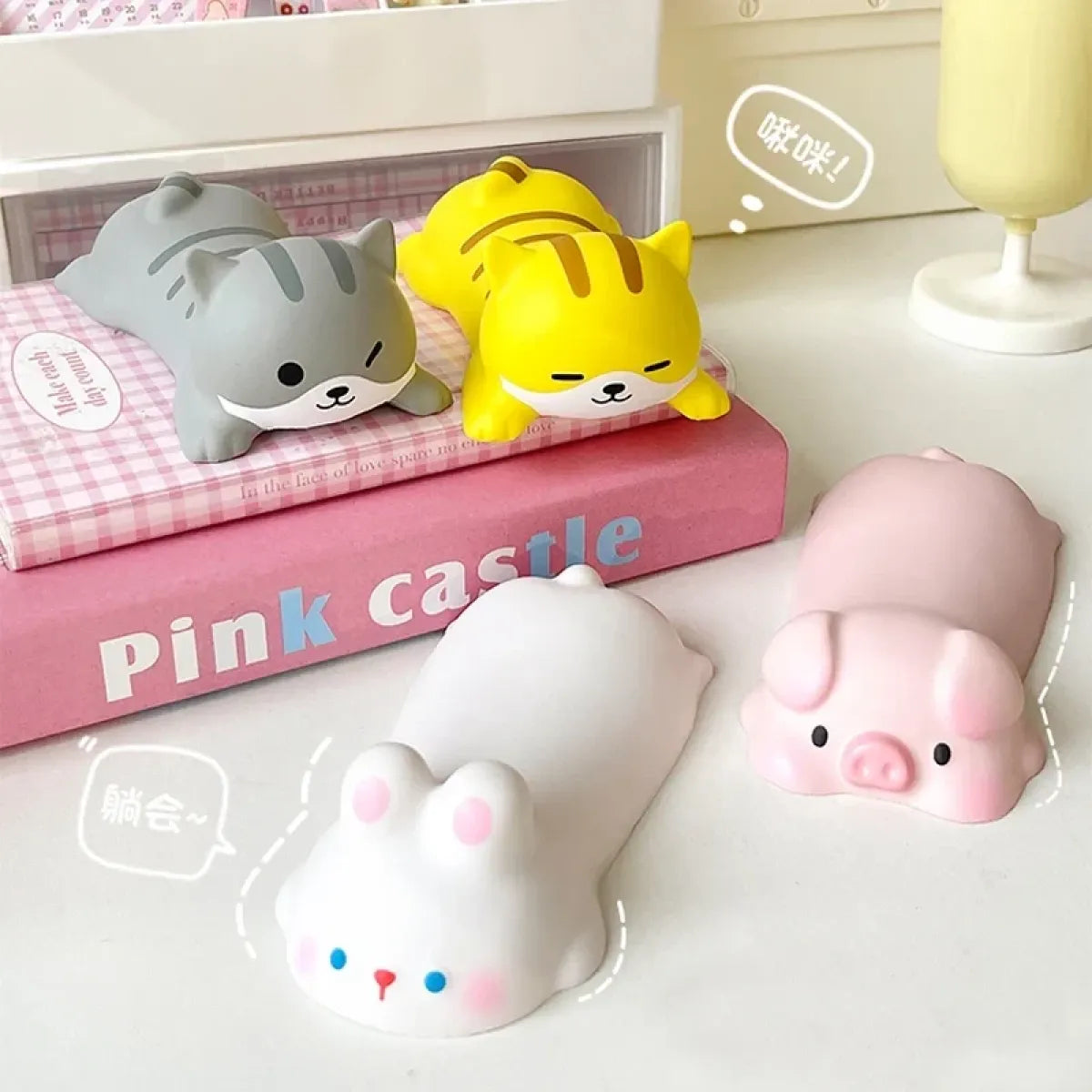 Kawaii Rubber Mousepad With Wrist Rest Support - Toys - Mousepad - 3