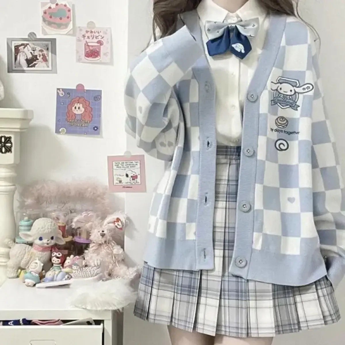 Sanrio Anime Knit Cardigan Sweater - Sweaters - Cardigan - 4