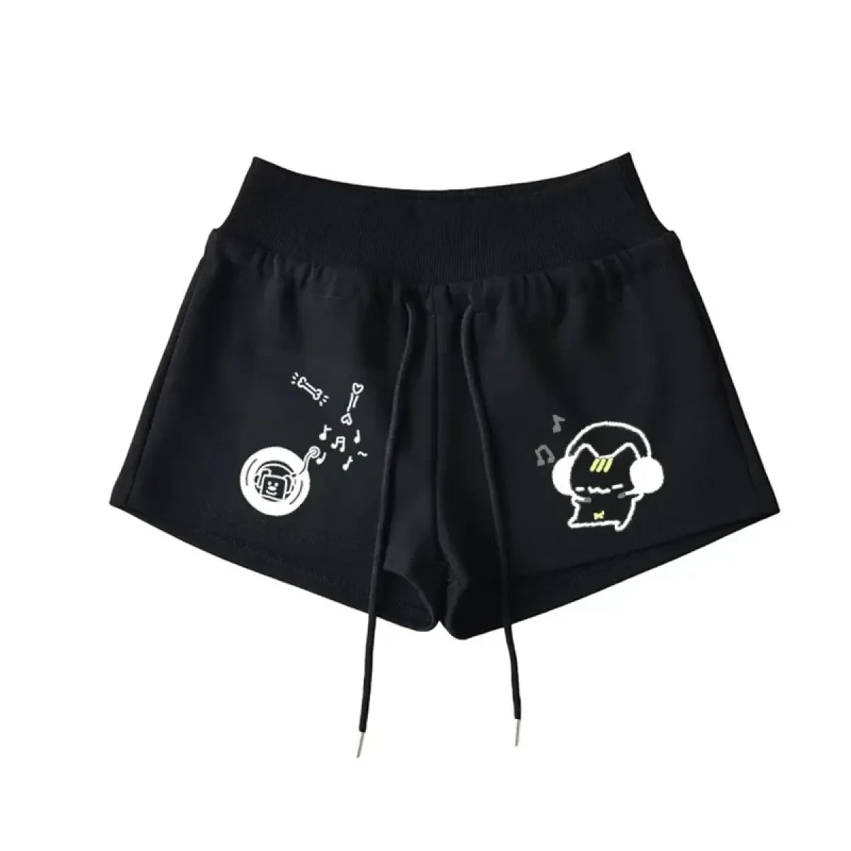 High Waist Elastic Waist Summer Shorts - Dresses - Shorts - 3