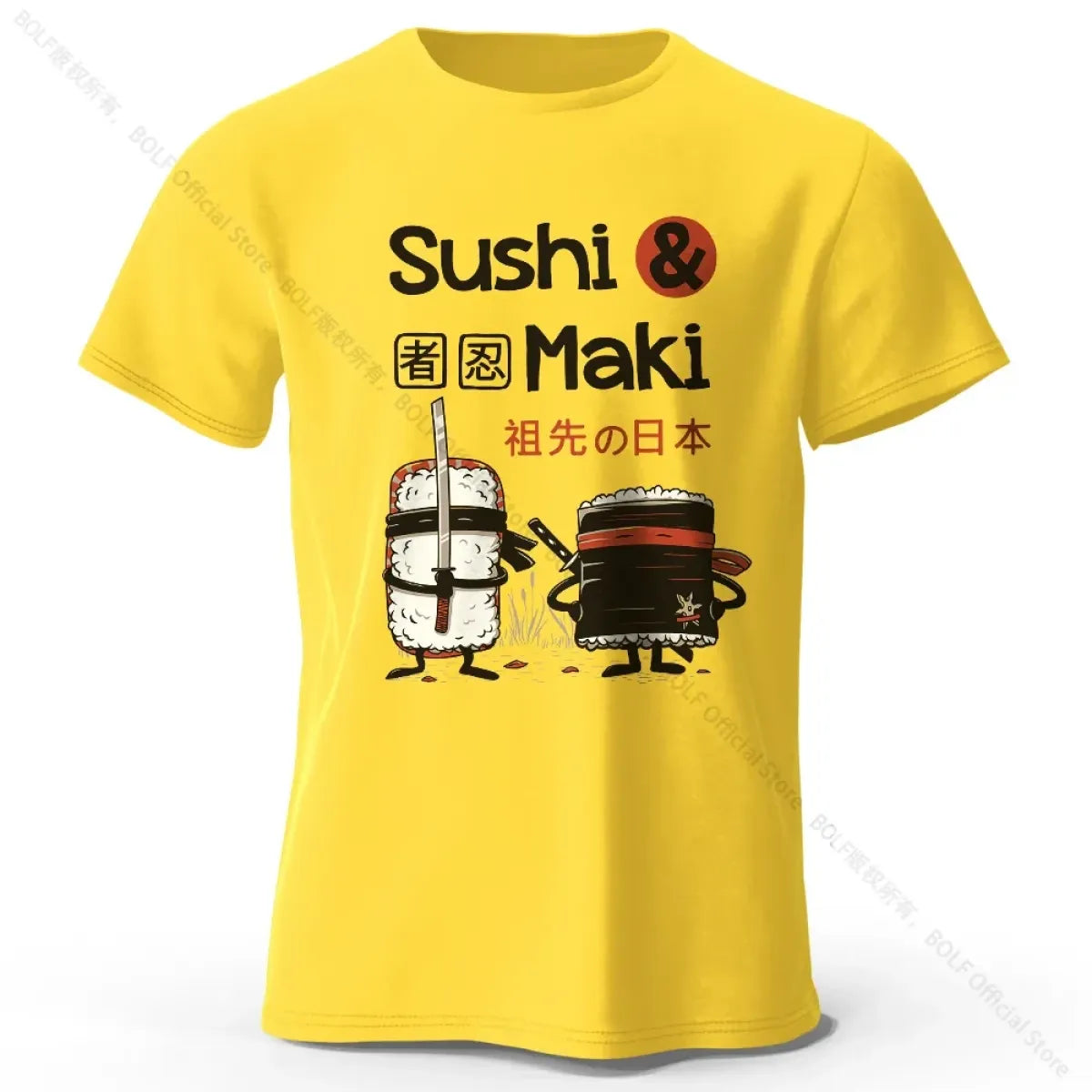 Kawaii Sushi Harajuku Cotton T-Shirt - T-Shirts - T-Shirt - 10