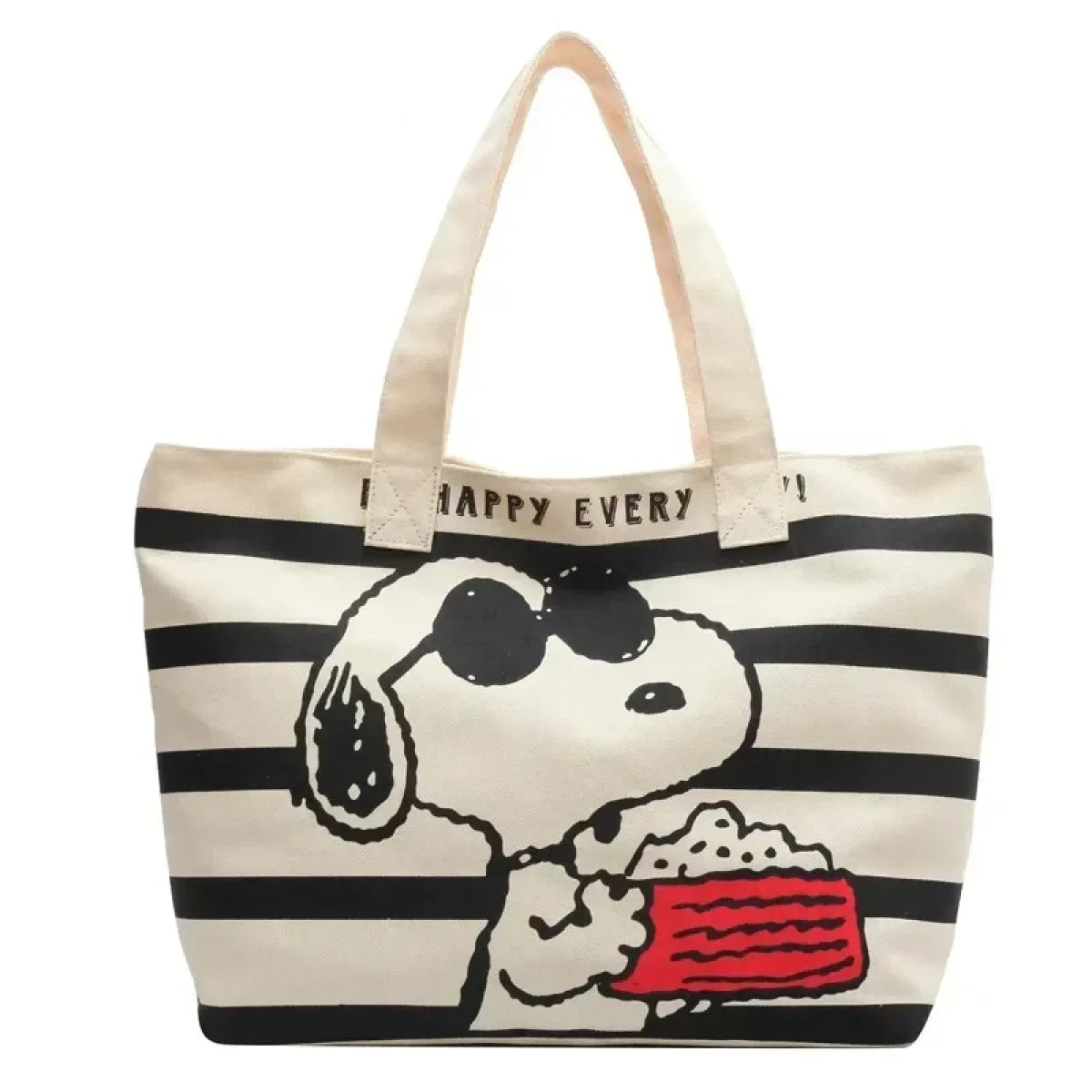 Snoopy Canvas Large Capacity Tote Bag - Best Sellers - Tote Bag - 6