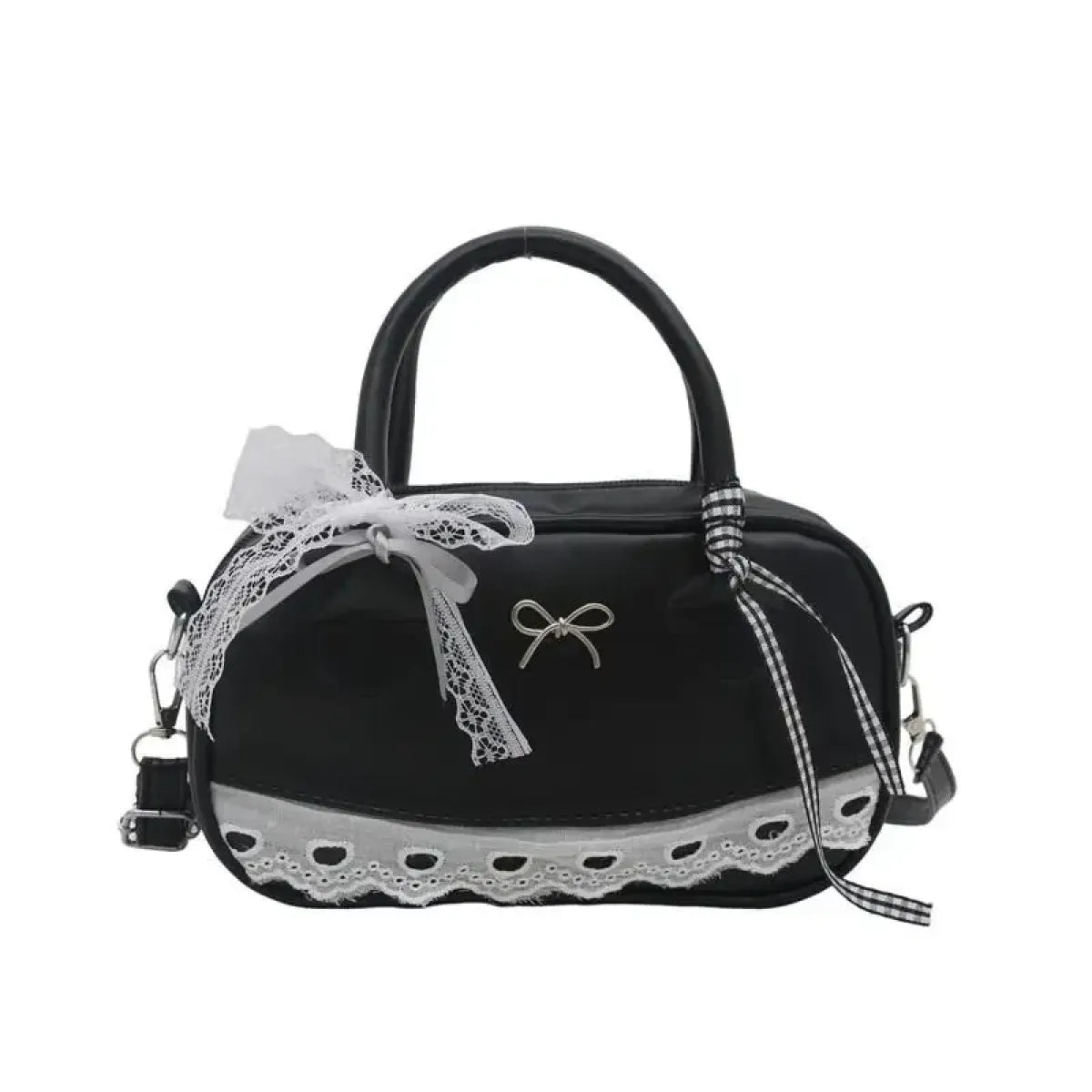 Elegant Lace Bow Square Shoulder Bag - Best Sellers - Shoulder Bag - 7
