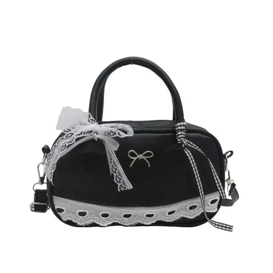 Elegant Lace Bow Square Shoulder Bag - Best Sellers - Shoulder Bag - 7