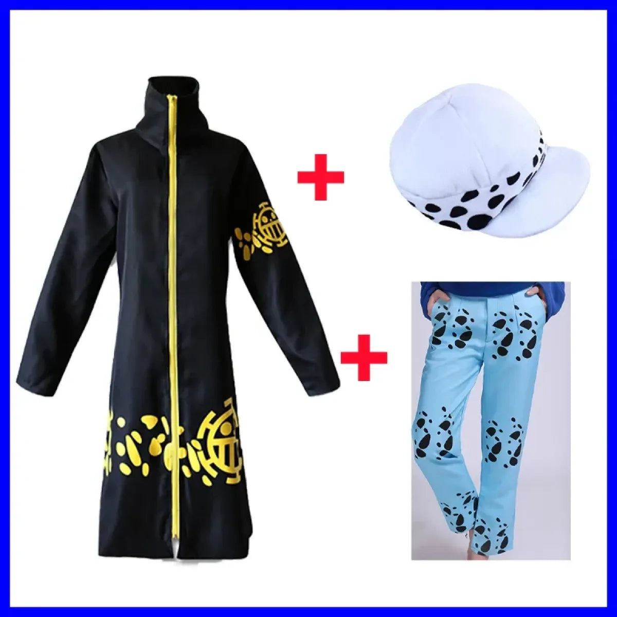 Trafalgar Law Anime Cosplay Costume Set - Anime - Cosplay Outfit - 7