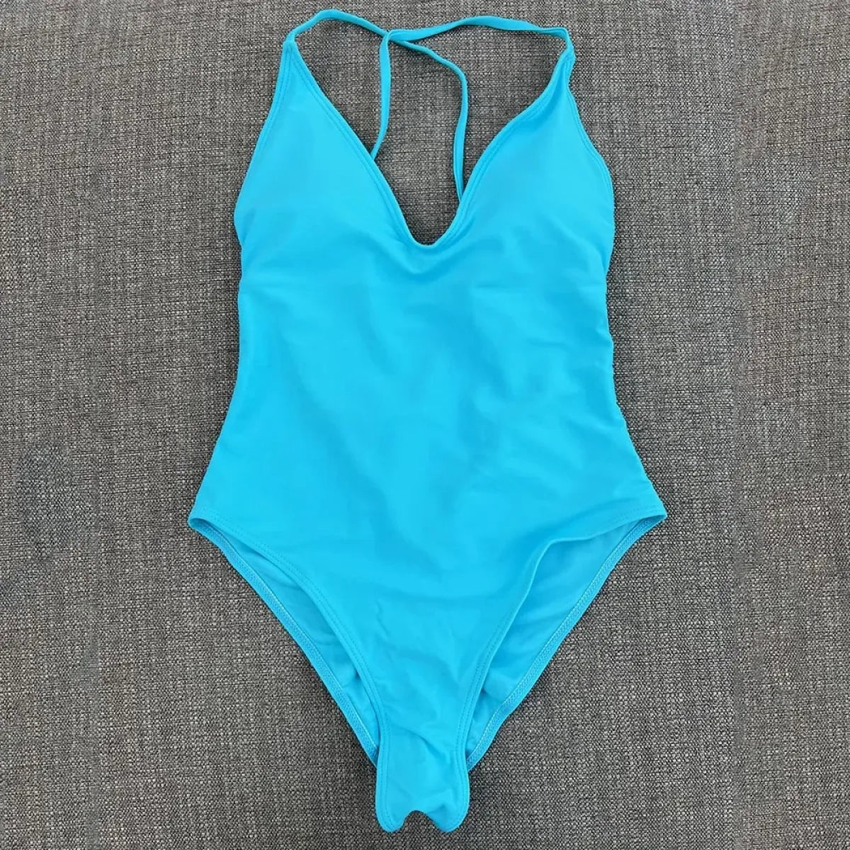 Solid One-Shoulder One Piece Swimsuit - Women’s Clothing & Accessories - Swimsuit / Bikini / One-Piece Swimwear - 9