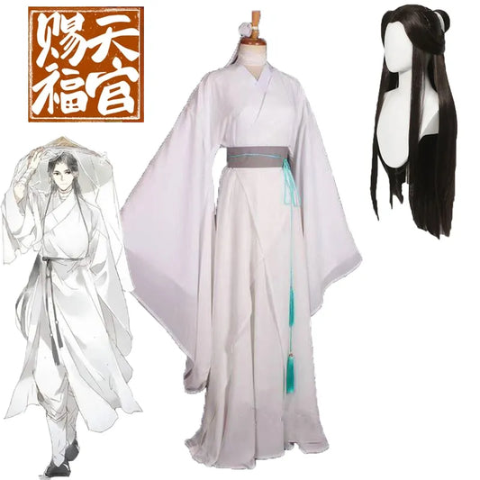 Xie Lian Cosplay Costume - Tian Guan Ci Fu Xielian Cosplay - Kawaii Stop - Anime Cosplay, Authentic Cosplay, Character Costume, Chinese Mythology, Cosplay Accessories, Cosplay Events, Dress-Up Fun, Men's Cosplay, Polyester Costume, Tian Guan Ci Fu, Xie Lian Cosplay Costume