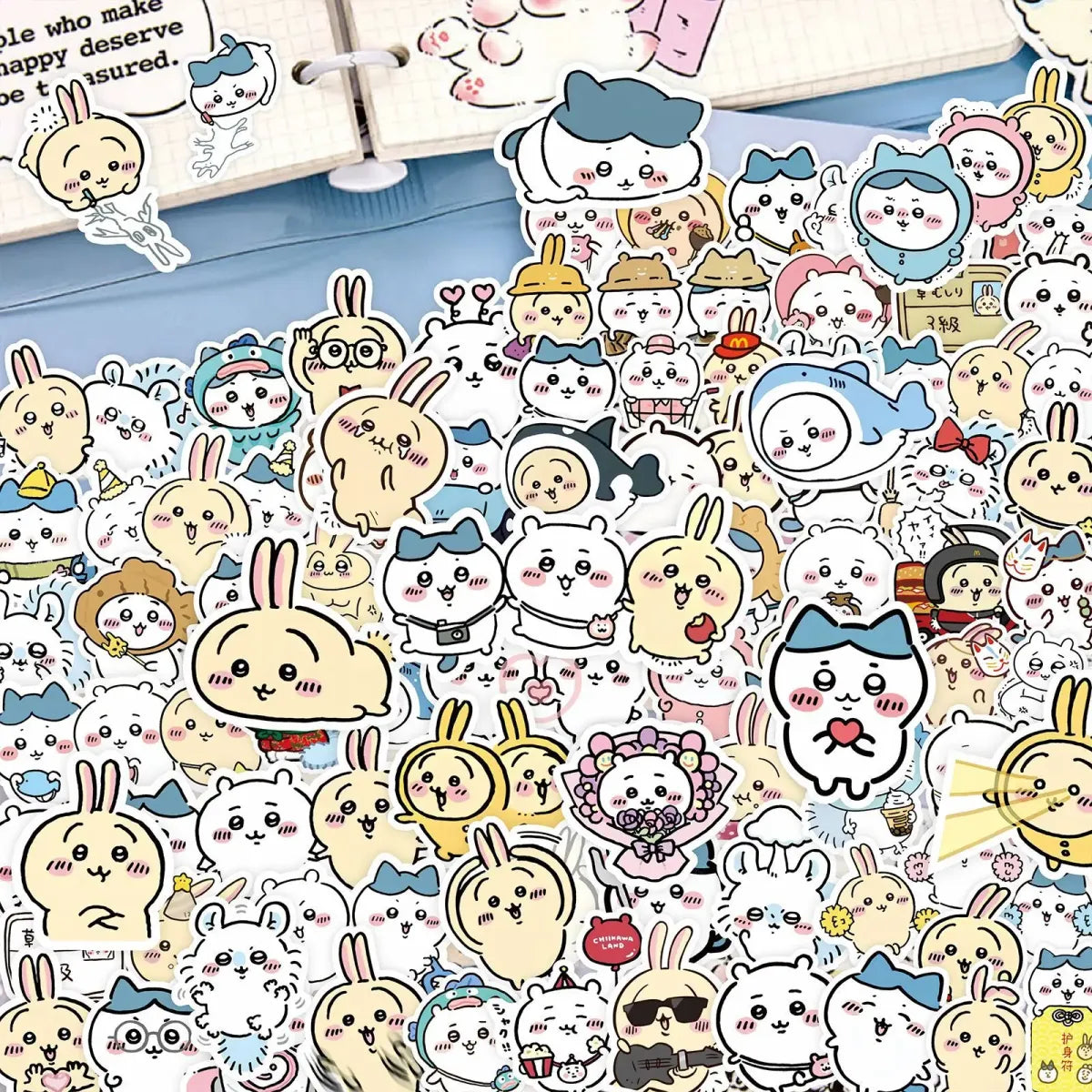 Jiikawa 100pcs Kawaii Waterproof Sticker Set - Stationery & More - Sticker / Decal - 2