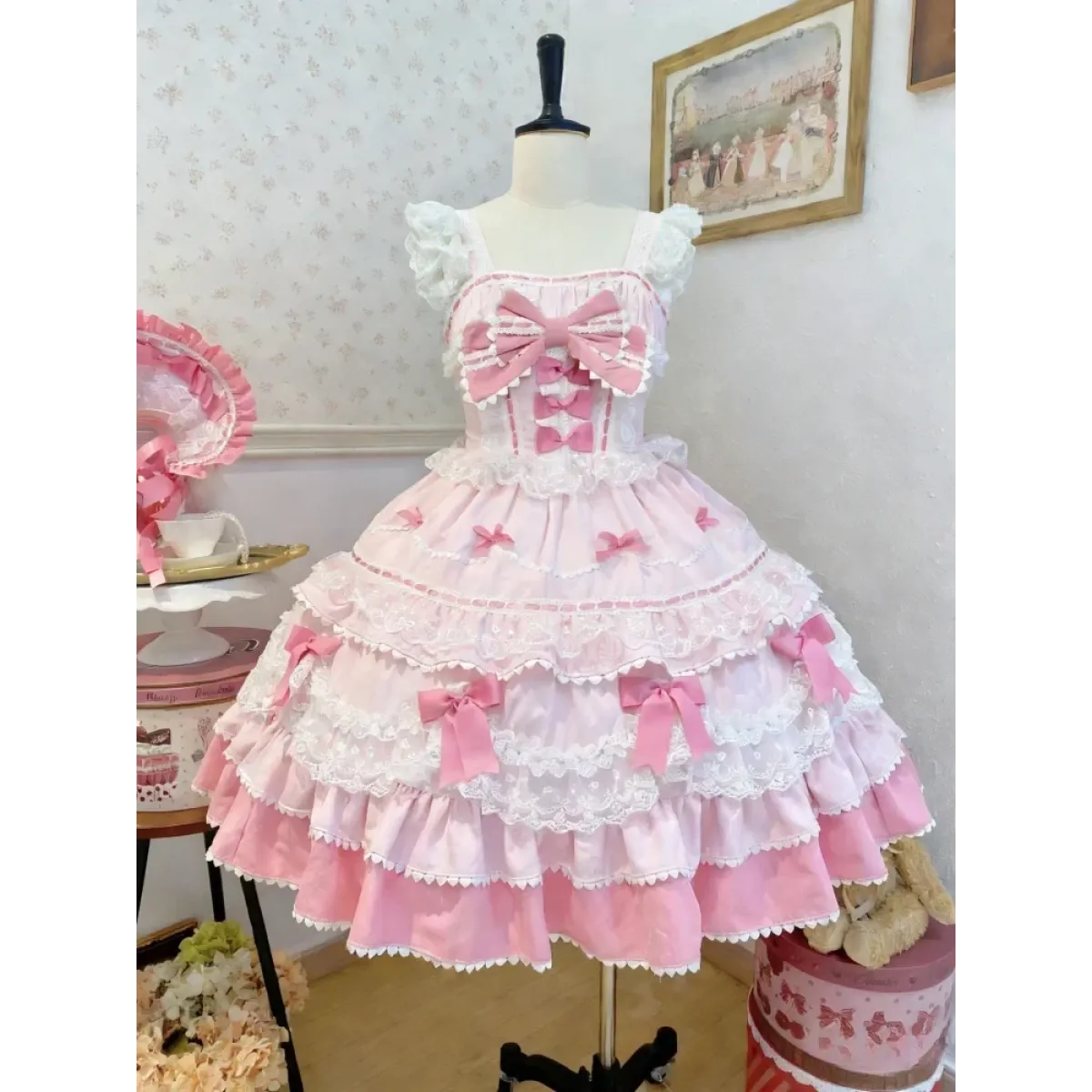 Summer Kawaii Lolita A-Line Party Mini Dress - All Dresses - Lolita Dress - 17