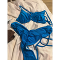 Frill Trim Triangle Bikini Set - Swimsuits - Swimsuit / Bikini / One-Piece Swimwear - 10