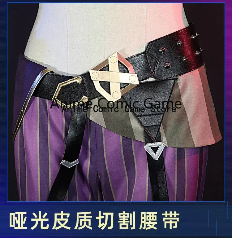 LOL Arcane Cosplay Costume - Loli Jinx Crit - Kawaii Stop - Arcane, Authentic, Chaos, Convention, Cosplay Costume, Cosplay Enthusiast, Costume Competition, Full Set, Gaming, Inclusivity, Jinx, League of Legends, LOL, Polyester, Roleplay, Size Options, Unisex