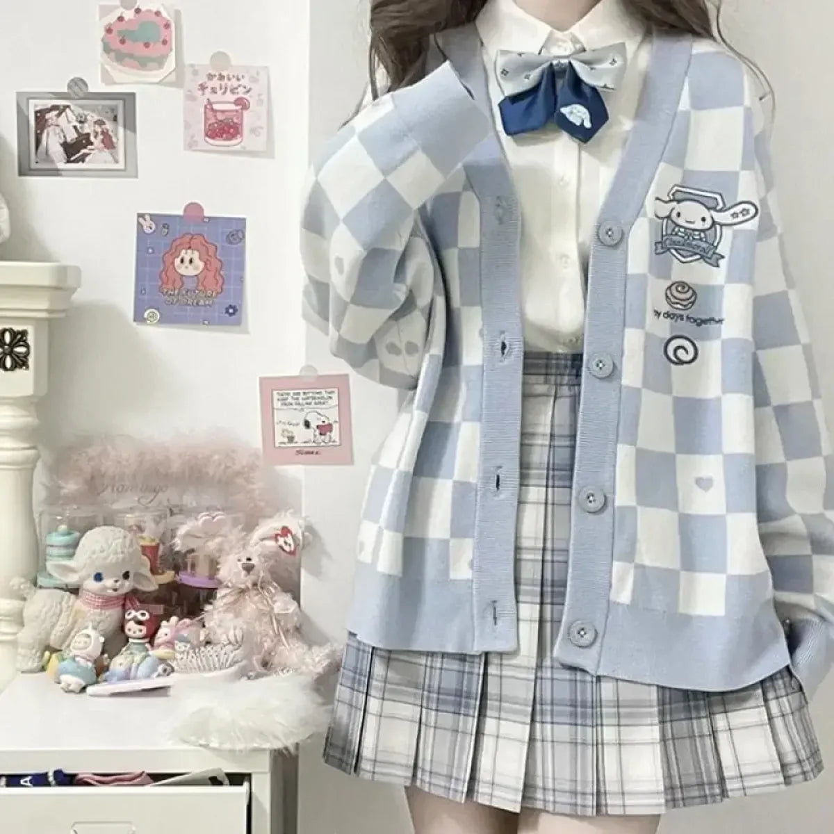 Sanrio Anime Knit Cardigan Sweater - Sweaters - Cardigan - 7