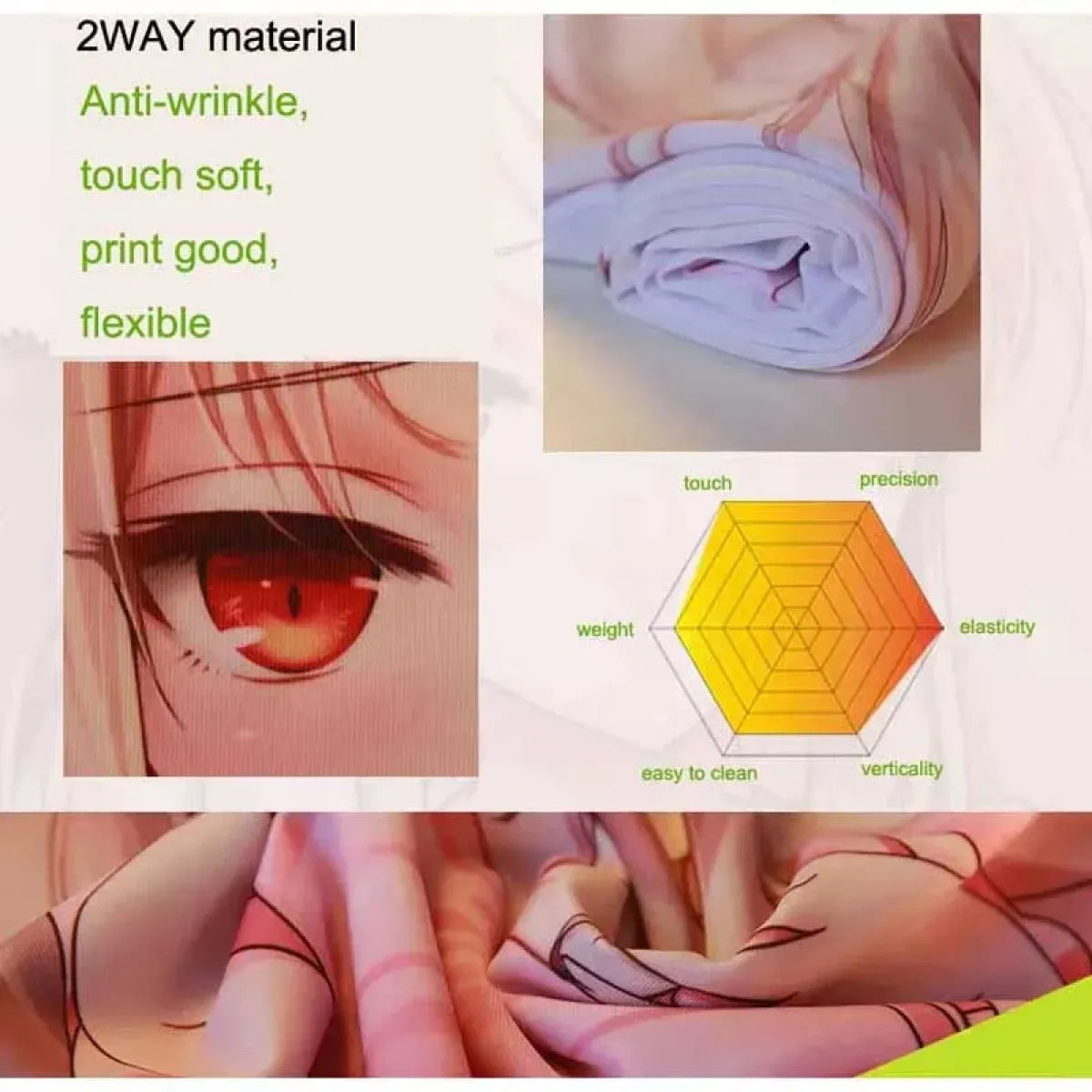 Umamusume Tamamo Cross Dakimakura Cover - Anime - Pillow / Cushion - 3