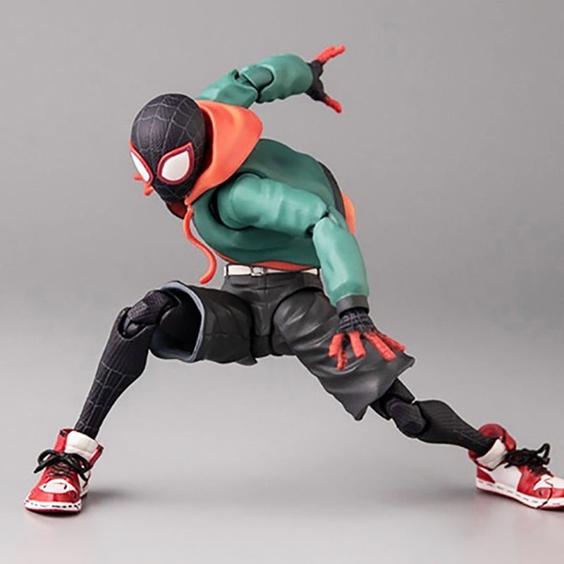 Sentinel Marvel SV Action Miles Morales Figure - Kawaii Stop - Action Figure, Action Figures, Anime, Anime figure, CE Certified, Collectables, Collectible, Collectible figure, Collector's Item, Detailed Design, Durable PVC, Dynamic Poses, Epic Adventures, Figure, Figures, Figurine, Figurines, Gift Idea, Miles Morales, Movable Model, Movie Inspired, Peter Parker, Superhero Universe, TV Series