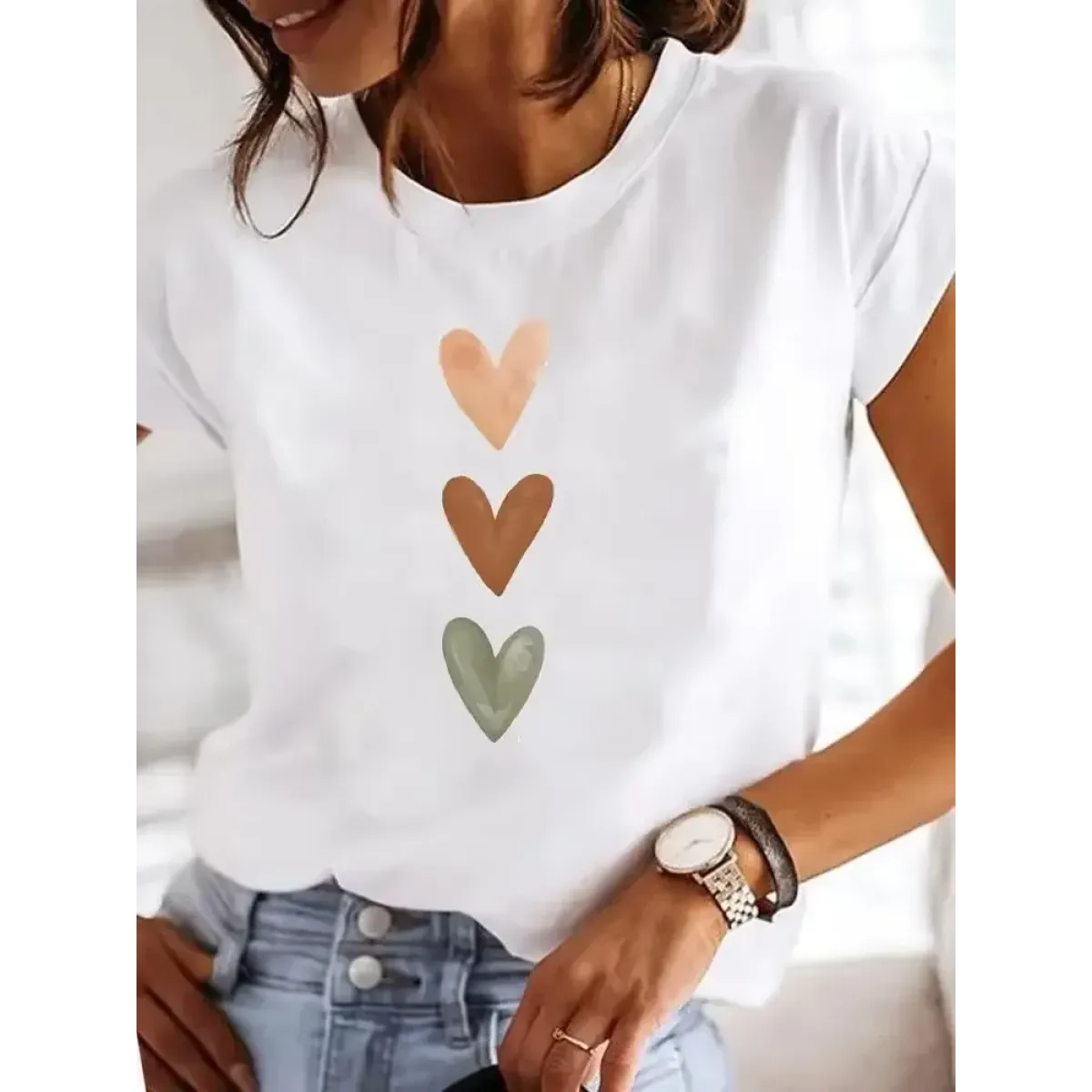 Cute Harajuku Cartoon Graphic Slim T-Shirt - T-Shirts - T-Shirt - 5