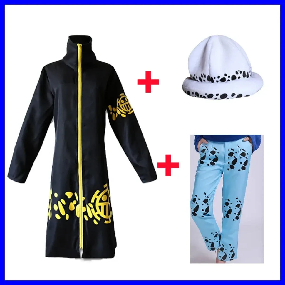 Trafalgar Law Anime Cosplay Costume Set - Anime - Cosplay Outfit - 8
