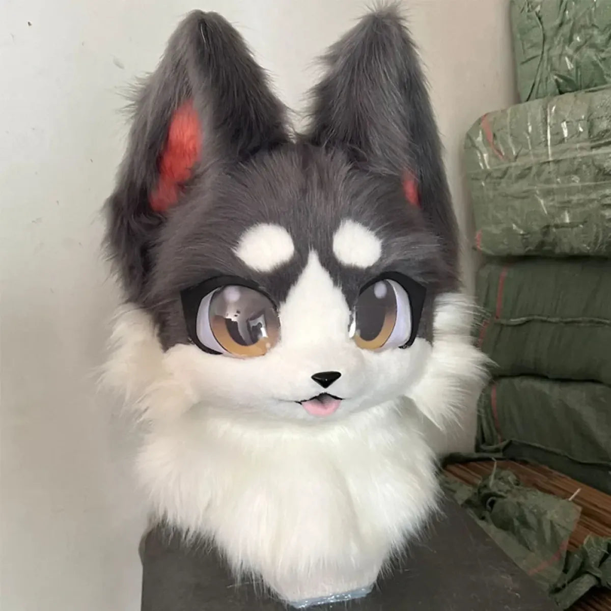 Kemono Cat & Dog Furry Head Costume - Best Sellers - Cosplay Outfit - 3