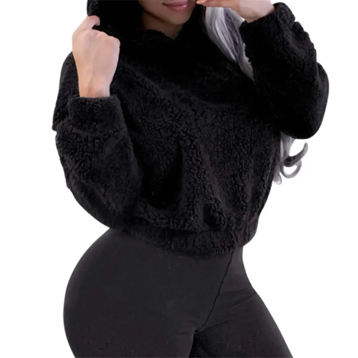 Korean Bear Ears Loose Pullover Hoodie - Hoodies & Sweatshirts - Hoodie - 10
